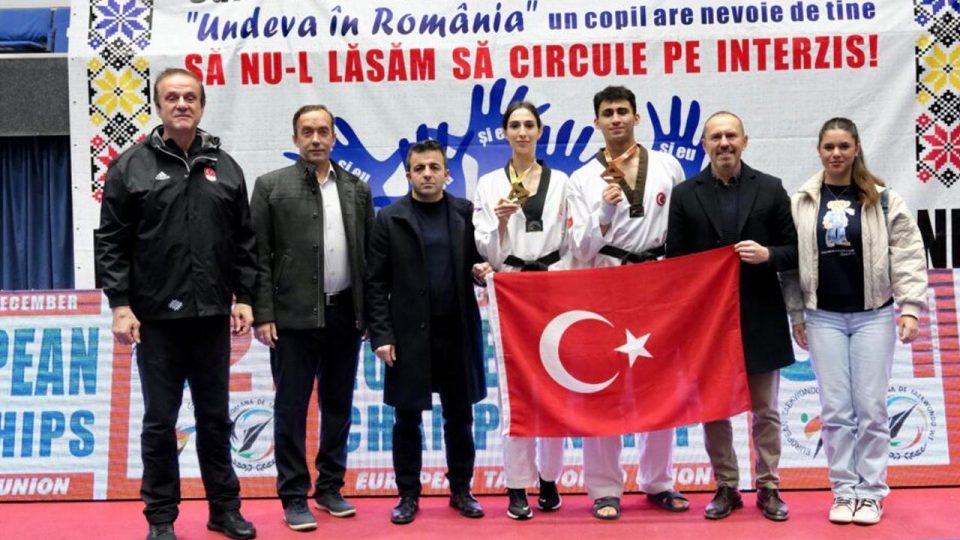 Milli sporculardan Romanya’da biri altın iki madalya